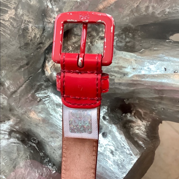 D&G Patent Leather Belt